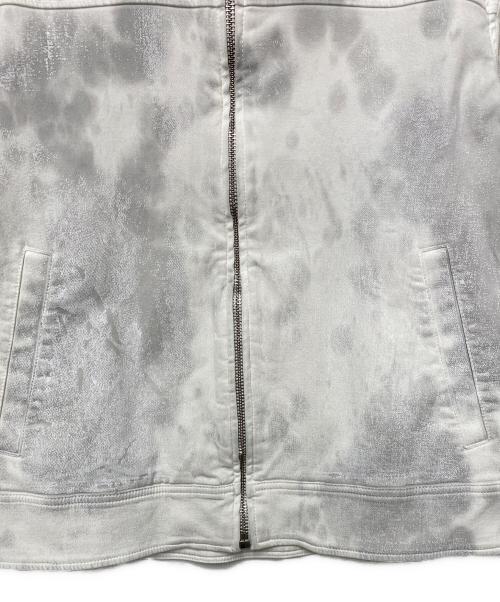 DIESEL（ディーゼル）DIESEL (ディーゼル) シングルライダースジャケット ホワイト サイズ:XLの古着・服飾アイテム