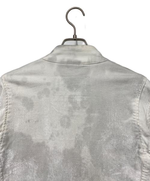 DIESEL（ディーゼル）DIESEL (ディーゼル) シングルライダースジャケット ホワイト サイズ:XLの古着・服飾アイテム