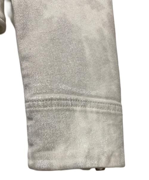 DIESEL（ディーゼル）DIESEL (ディーゼル) シングルライダースジャケット ホワイト サイズ:XLの古着・服飾アイテム