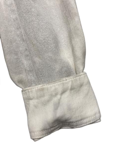 DIESEL（ディーゼル）DIESEL (ディーゼル) シングルライダースジャケット ホワイト サイズ:XLの古着・服飾アイテム