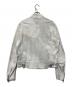 DIESEL (ディーゼル) シングルライダースジャケット ホワイト サイズ:XL：9000円
