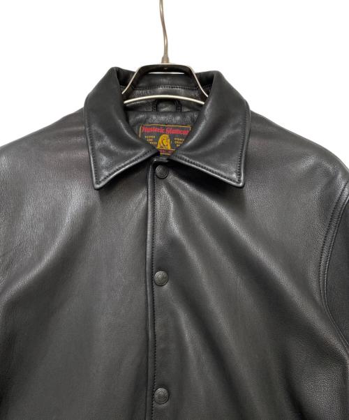 Hysteric Glamour（ヒステリックグラマー）Hysteric Glamour (ヒステリックグラマー) レザージャケット ブラック サイズ:Mの古着・服飾アイテム