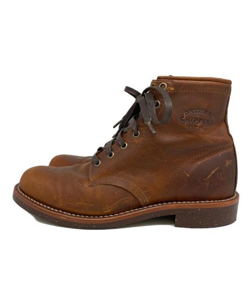 CHIPPEWA（チペワ）CHIPPEWA (チペワ) レザーブーツ ブラウン サイズ:27.0の古着・服飾アイテム