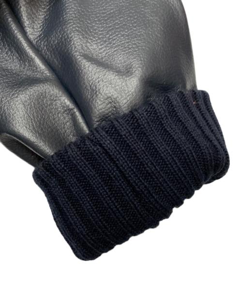 skookum（スクーカム）SKOOKUM (スクーカム) スタジャン ネイビー×ブラック サイズ:34の古着・服飾アイテム