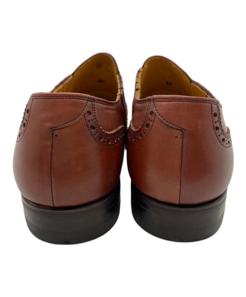 SCOTCH GRAIN（スコッチグレイン）SCOTCH GRAIN (スコッチグレイン) スリッポン ブラウン サイズ:25.5の古着・服飾アイテム