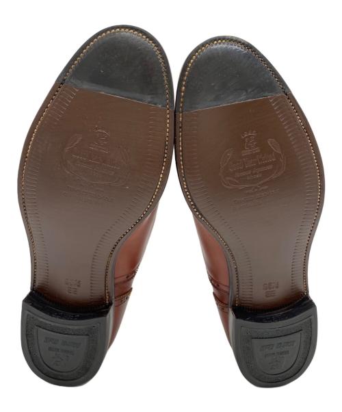 SCOTCH GRAIN（スコッチグレイン）SCOTCH GRAIN (スコッチグレイン) スリッポン ブラウン サイズ:25.5の古着・服飾アイテム