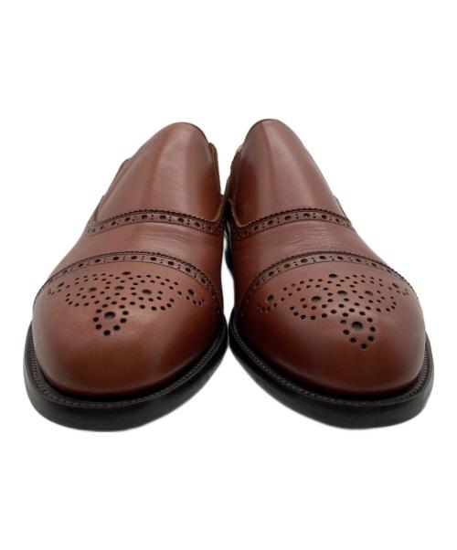 SCOTCH GRAIN（スコッチグレイン）SCOTCH GRAIN (スコッチグレイン) スリッポン ブラウン サイズ:25.5の古着・服飾アイテム