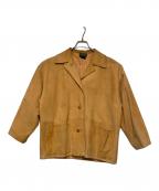 GUCCIグッチ）の古着「テーラードジャケット」｜オレンジベージュ