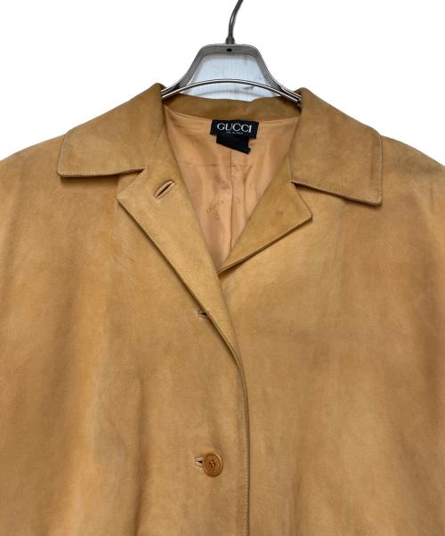 GUCCI（グッチ）GUCCI (グッチ) テーラードジャケット オレンジベージュ サイズ:不明の古着・服飾アイテム