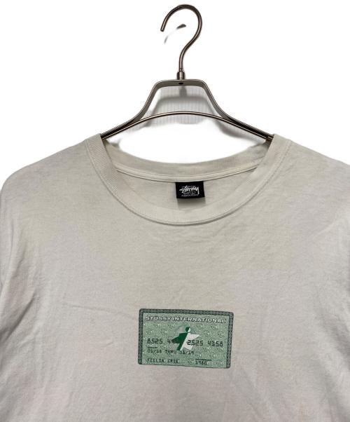 stussy（ステューシー）stussy (ステューシー) 半袖カットソー ホワイト サイズ:Lの古着・服飾アイテム
