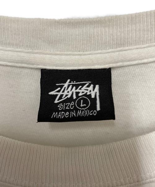 stussy（ステューシー）stussy (ステューシー) 半袖カットソー ホワイト サイズ:Lの古着・服飾アイテム