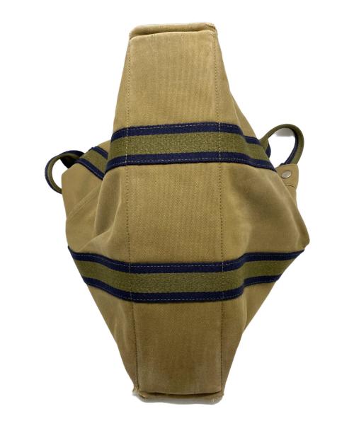 HERMES（エルメス）HERMES (エルメス) トートバッグ オリーブ×ネイビーの古着・服飾アイテム