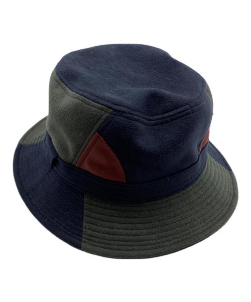 BORSALINO（ボルサリーノ）BORSALINO (ボルサリーノ) バケットハット ネイビー×グリーンの古着・服飾アイテム