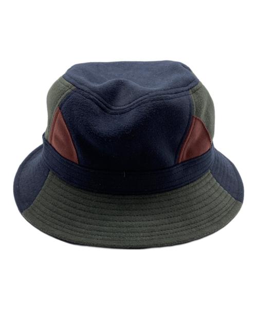 BORSALINO（ボルサリーノ）BORSALINO (ボルサリーノ) バケットハット ネイビー×グリーンの古着・服飾アイテム