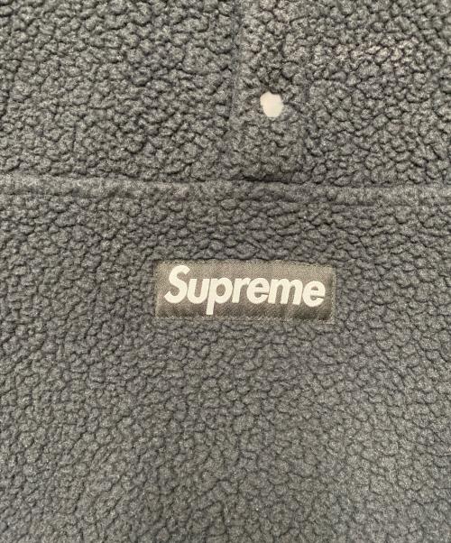 SUPREME（シュプリーム）SUPREME (シュプリーム) Polartec Shearling Reversible Pullover ブラック サイズ:Lの古着・服飾アイテム