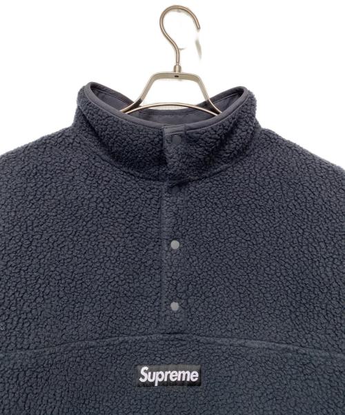 SUPREME（シュプリーム）SUPREME (シュプリーム) Polartec Shearling Reversible Pullover ブラック サイズ:Lの古着・服飾アイテム