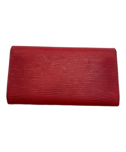 LOUIS VUITTON（ルイ ヴィトン）LOUIS VUITTON (ルイ ヴィトン) 3つ折り財布 レッドの古着・服飾アイテム