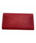 LOUIS VUITTON (ルイ ヴィトン) 3つ折り財布 レッド：7000円