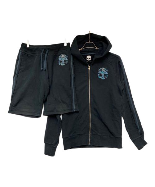 HYDROGEN（ハイドロゲン）HYDROGEN (ハイドロゲン) セットアップ ブラック サイズ:Lの古着・服飾アイテム