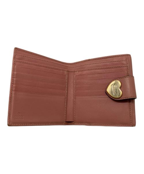 GUCCI（グッチ）GUCCI (グッチ) 2つ折り財布 ピンクベージュの古着・服飾アイテム