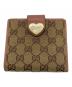 GUCCI（グッチ）の古着「2つ折り財布」｜ピンクベージュ