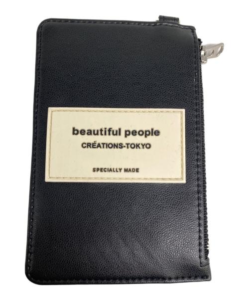 beautiful people（ビューティフルピープル）beautiful people (ビューティフルピープル) コインケース ブラックの古着・服飾アイテム