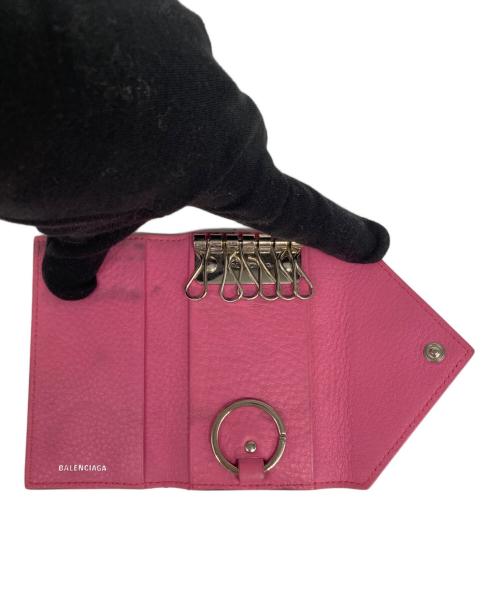 BALENCIAGA（バレンシアガ）BALENCIAGA (バレンシアガ) 6連キーケース ピンクの古着・服飾アイテム