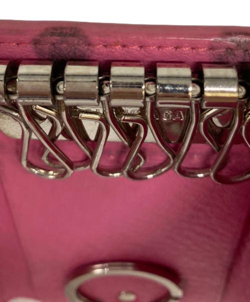 BALENCIAGA（バレンシアガ）BALENCIAGA (バレンシアガ) 6連キーケース ピンクの古着・服飾アイテム