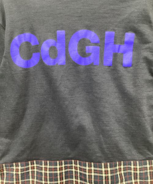 COMME des GARCONS（コムデギャルソン）COMME des GARCONS (コムデギャルソン) 切替カットソー ネイビー サイズ:Mの古着・服飾アイテム