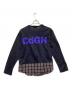 COMME des GARCONS (コムデギャルソン) 切替カットソー ネイビー サイズ:M：7000円