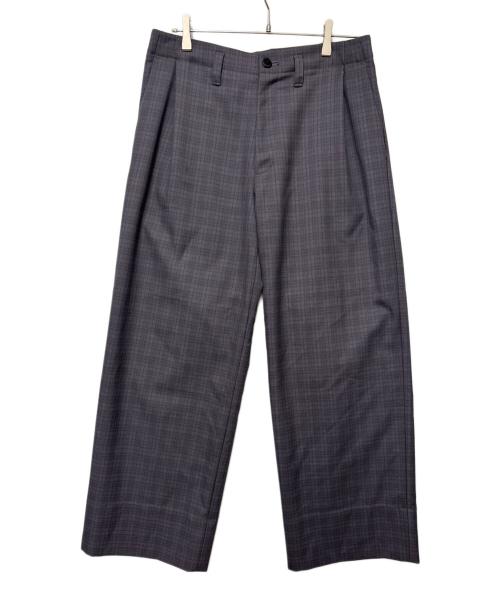 PUBLIC TOKYO（パブリックトウキョウ）PUBLIC TOKYO (パブリックトウキョウ) ハイツイストワイドパンツ グレー サイズ:Lの古着・服飾アイテム