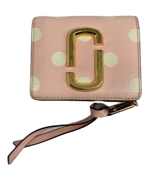 MARC JACOBS（マークジェイコブズ）MARC JACOBS (マークジェイコブズ) スナップショットウォレット ピンクの古着・服飾アイテム