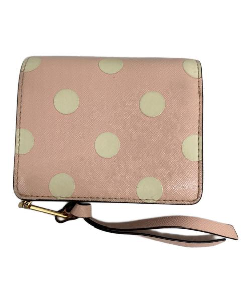 MARC JACOBS（マークジェイコブズ）MARC JACOBS (マークジェイコブズ) スナップショットウォレット ピンクの古着・服飾アイテム