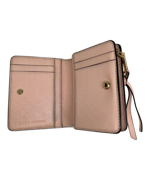 MARC JACOBS（マークジェイコブズ）MARC JACOBS (マークジェイコブズ) スナップショットウォレット ピンクの古着・服飾アイテム