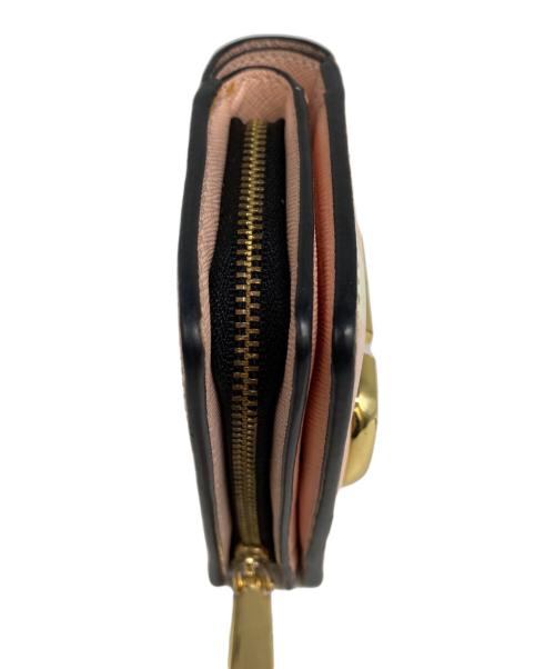 MARC JACOBS（マークジェイコブズ）MARC JACOBS (マークジェイコブズ) スナップショットウォレット ピンクの古着・服飾アイテム