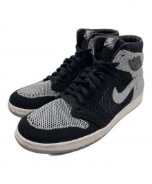 NIKE（ナイキ）の古着「Nike Air Jordan 1 Retro High Flyknit "Shadow"」｜ブラック×グレー