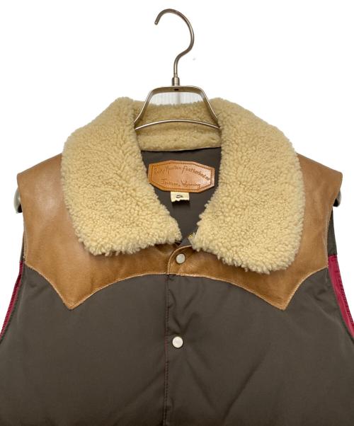 RockyMountainFeatherBed（ロッキーマウンテンフェザーベッド）RockyMountainFeatherBed (ロッキーマウンテンフェザーベッド) ダウンベスト ブラウン サイズ:Sの古着・服飾アイテム