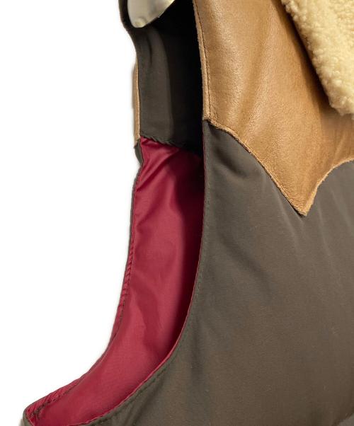 RockyMountainFeatherBed（ロッキーマウンテンフェザーベッド）RockyMountainFeatherBed (ロッキーマウンテンフェザーベッド) ダウンベスト ブラウン サイズ:Sの古着・服飾アイテム