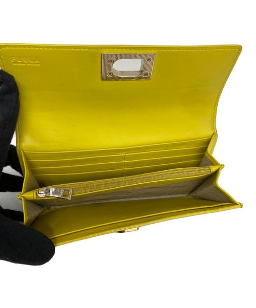 FURLA（フルラ）FURLA (フルラ) 長財布 イエローの古着・服飾アイテム