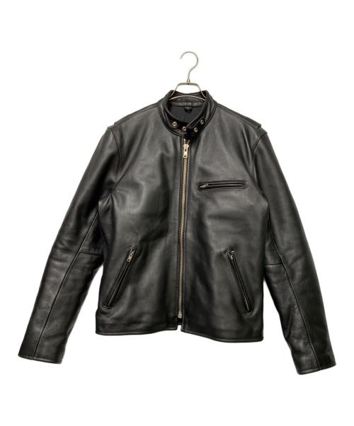 FREEDOM（フリーダム）FREEDOM (フリーダム) freedom　レザージャケット ブラック サイズ:SIZE42の古着・服飾アイテム