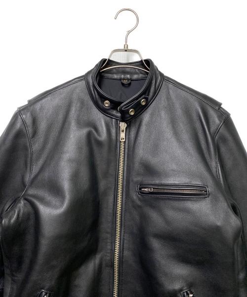 FREEDOM（フリーダム）FREEDOM (フリーダム) freedom　レザージャケット ブラック サイズ:SIZE42の古着・服飾アイテム