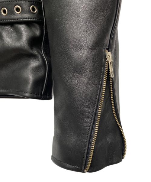 FREEDOM（フリーダム）FREEDOM (フリーダム) freedom　レザージャケット ブラック サイズ:SIZE42の古着・服飾アイテム