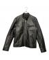 FREEDOM（フリーダム）の古着「freedom　レザージャケット」｜ブラック