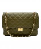 JOURNAL STANDARDジャーナルスタンダード）の古着「キルティングショルダーバッグ」｜カーキ