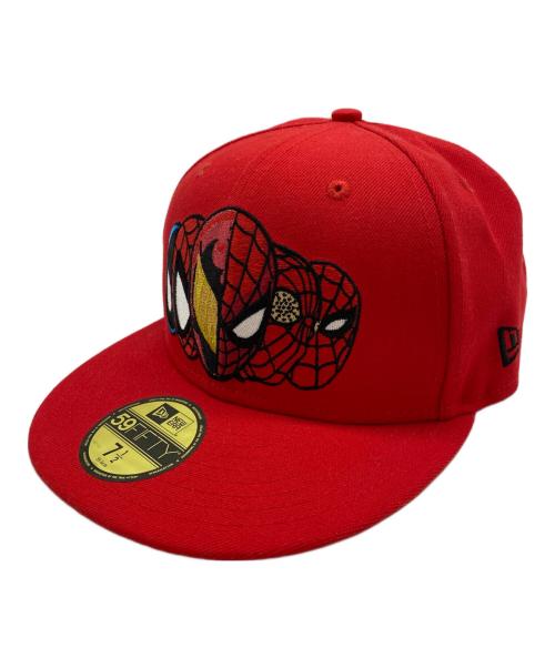 New Era（ニューエラ）New Era (ニューエラ) MARVEL (マーベル) キャップ レッドの古着・服飾アイテム