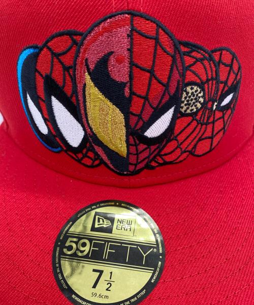 New Era（ニューエラ）New Era (ニューエラ) MARVEL (マーベル) キャップ レッドの古着・服飾アイテム