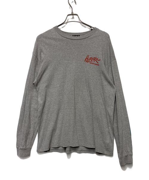 Hysteric Glamour（ヒステリックグラマー）Hysteric Glamour (ヒステリックグラマー) 長袖カットソー グレー サイズ:Lの古着・服飾アイテム