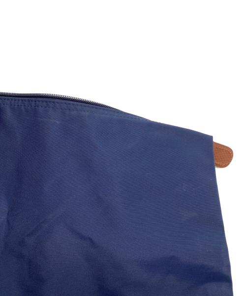 LONGCHAMP（ロンシャン）LONGCHAMP (ロンシャン) トラベルバッグ ネイビー×ブラウンの古着・服飾アイテム