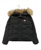 DANTONダントン）の古着「ファー付きダウンジャケット」｜ブラック