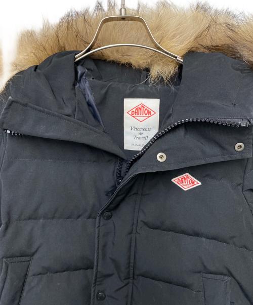 DANTON（ダントン）DANTON (ダントン) ファー付きダウンジャケット ブラック サイズ:XSの古着・服飾アイテム